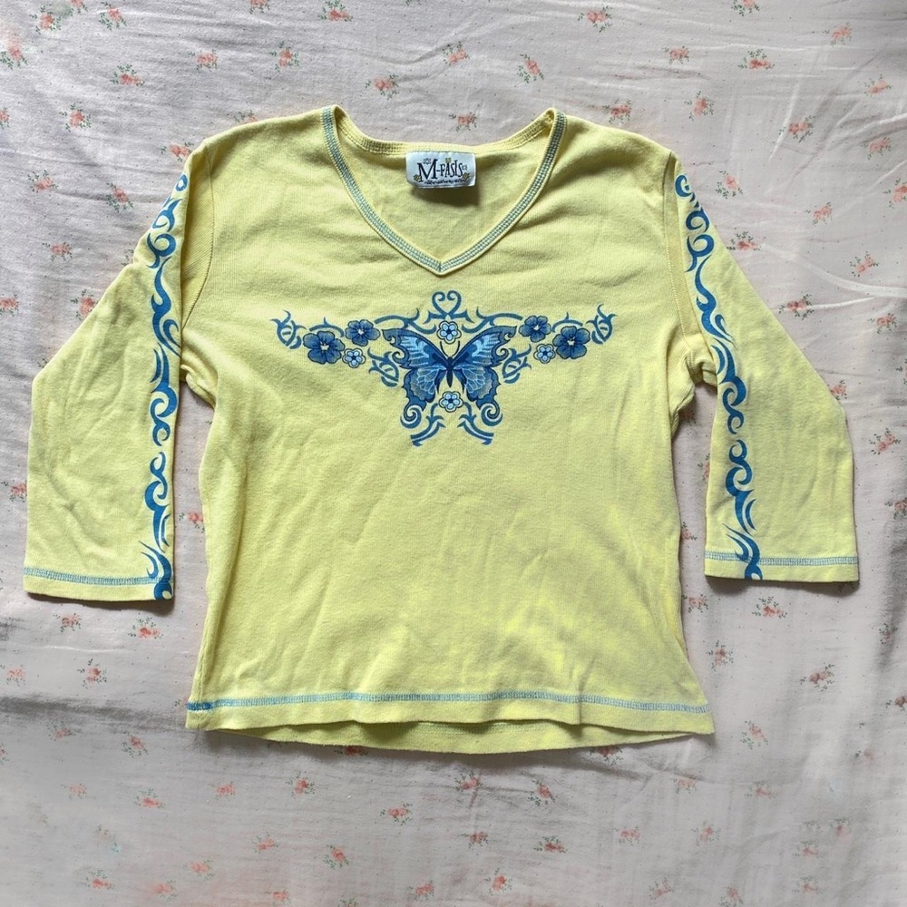Butterfly y2k 2000s top!